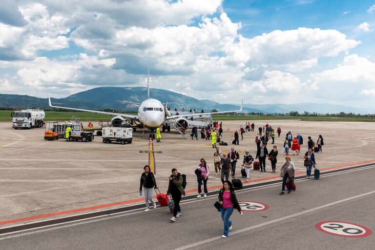 Ad aprile nuovo record di passeggeri per l’Aeroporto dell’Umbria